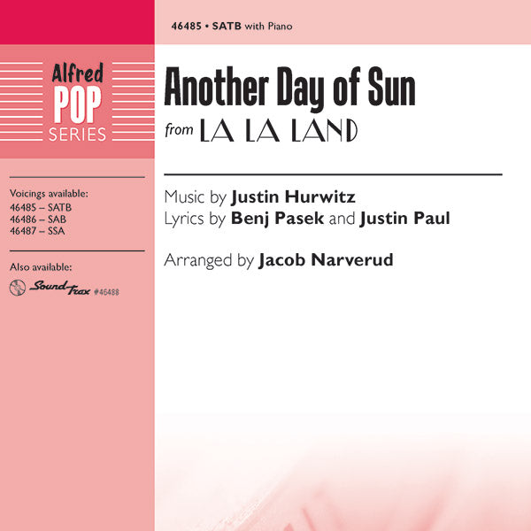 Another Day of Sun Sheet Music Preview
