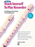 Alfred's Teach Yourself to Play Recorder Cover Image