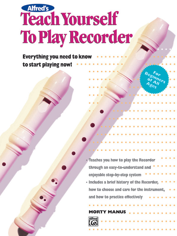 Alfred's Teach Yourself to Play Recorder Cover Image