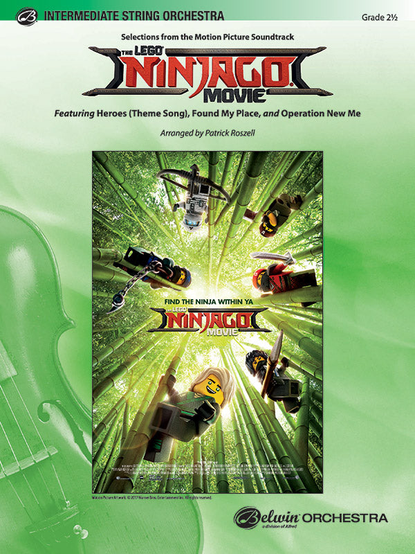 The LEGO® Ninjago® Movie™: Selections from the Motion Picture Soundtrack: String Bass Sheet Music Preview