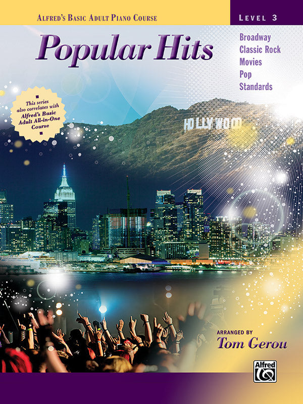 Alfred's Basic Adult Course: Popular Hits, Level 3 Cover Image
