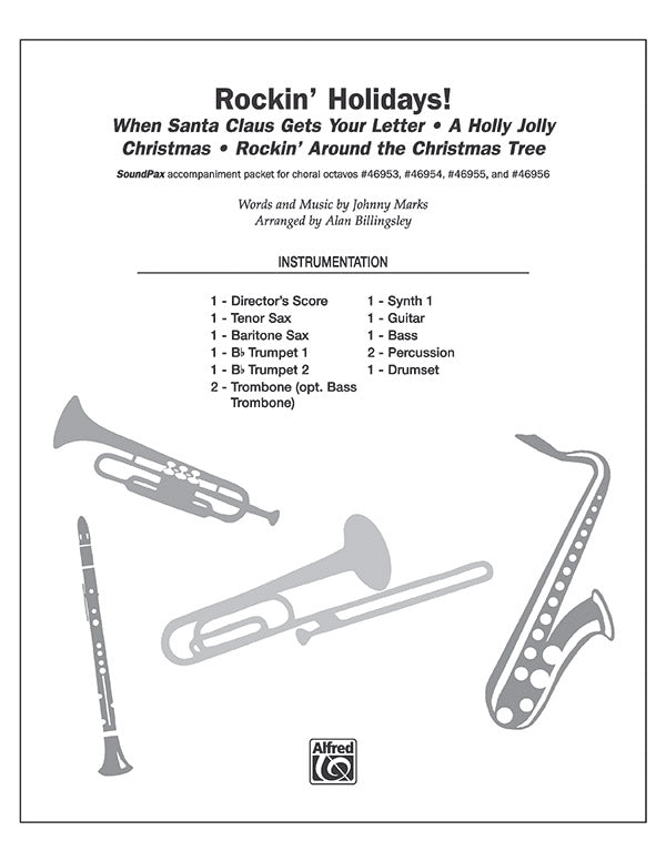 Rockin' Holidays!: E-flat Baritone Saxophone Sheet Music Preview