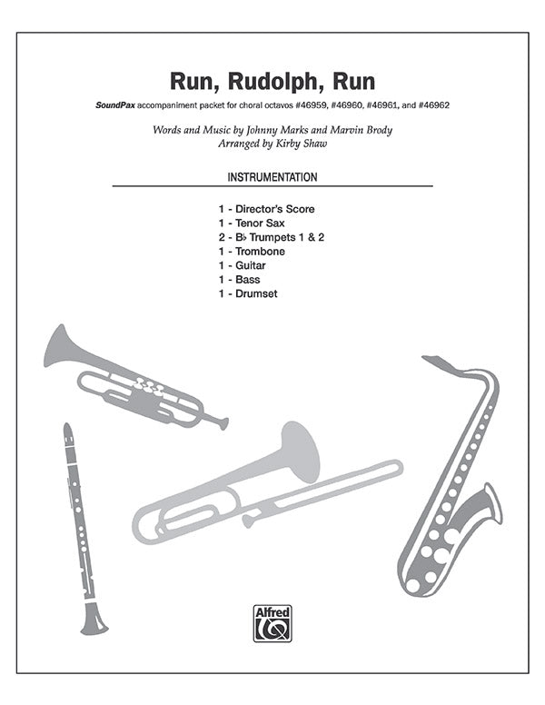 Run, Rudolph, Run: String Bass Sheet Music Preview