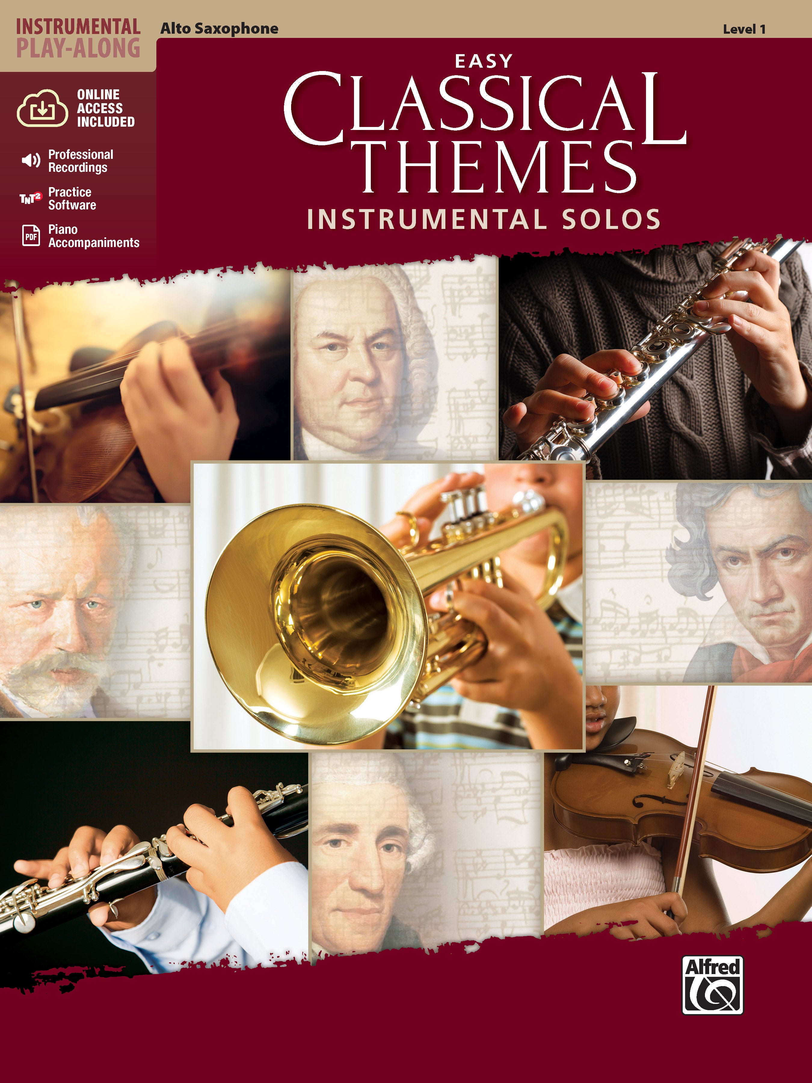 Easy Classical Themes Instrumental Solos Cover Image