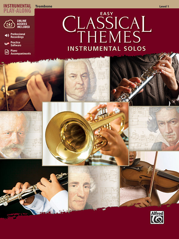 Easy Classical Themes Instrumental Solos Cover Image