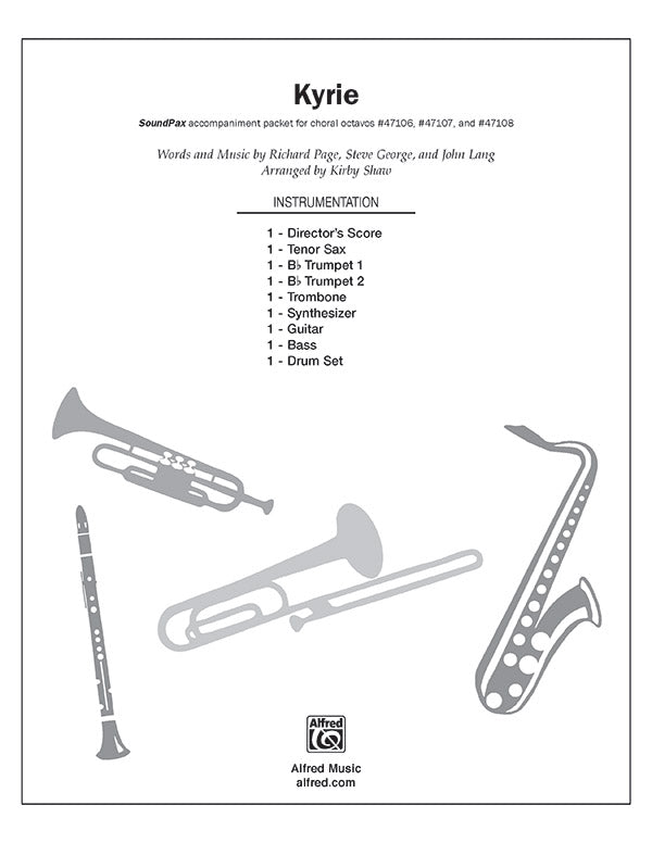 Kyrie: 1st Trombone Sheet Music Preview