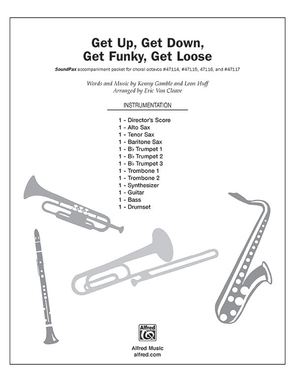Get Up, Get Down, Get Funky, Get Loose: Score Sheet Music Preview