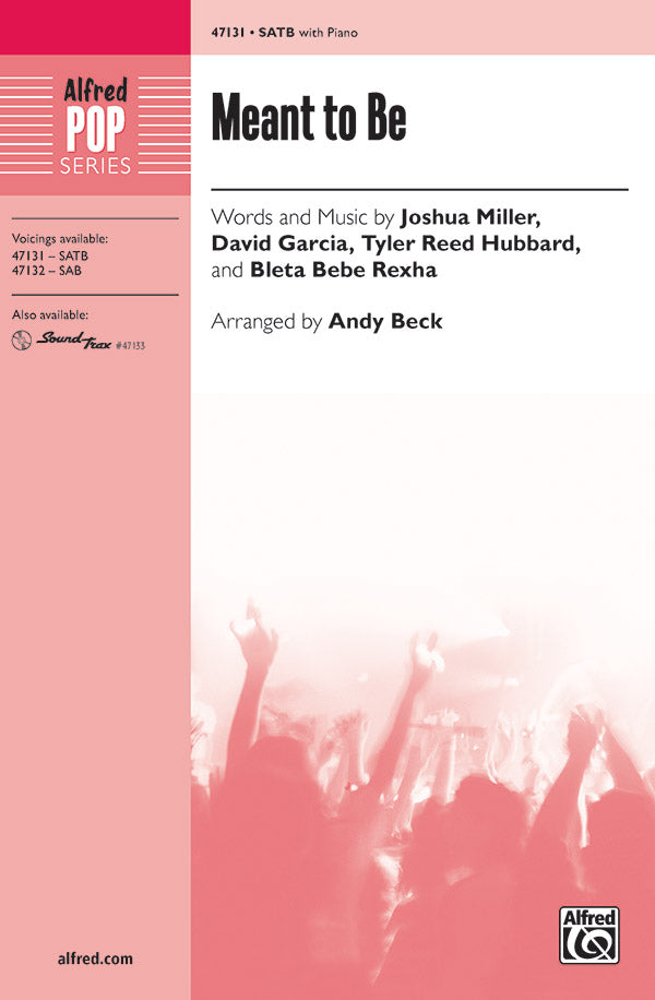 Meant to Be Sheet Music Preview