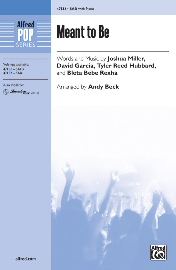 Meant to Be Sheet Music Preview