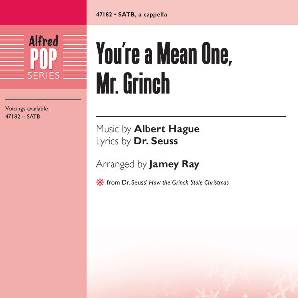 You're a Mean One, Mr. Grinch Sheet Music Preview