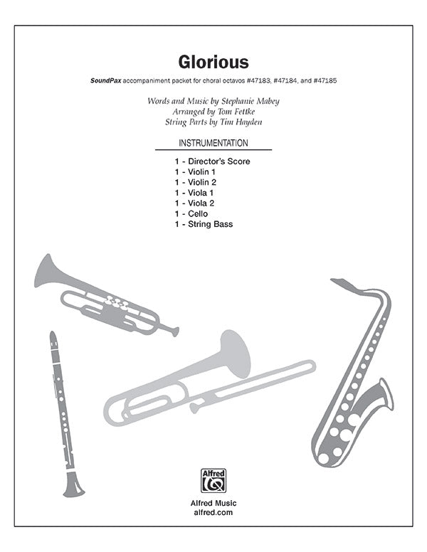 Glorious: Score Sheet Music Preview