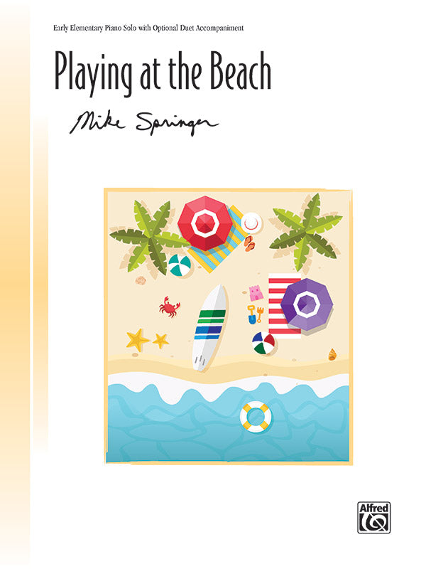 Playing at the Beach Sheet Music Preview