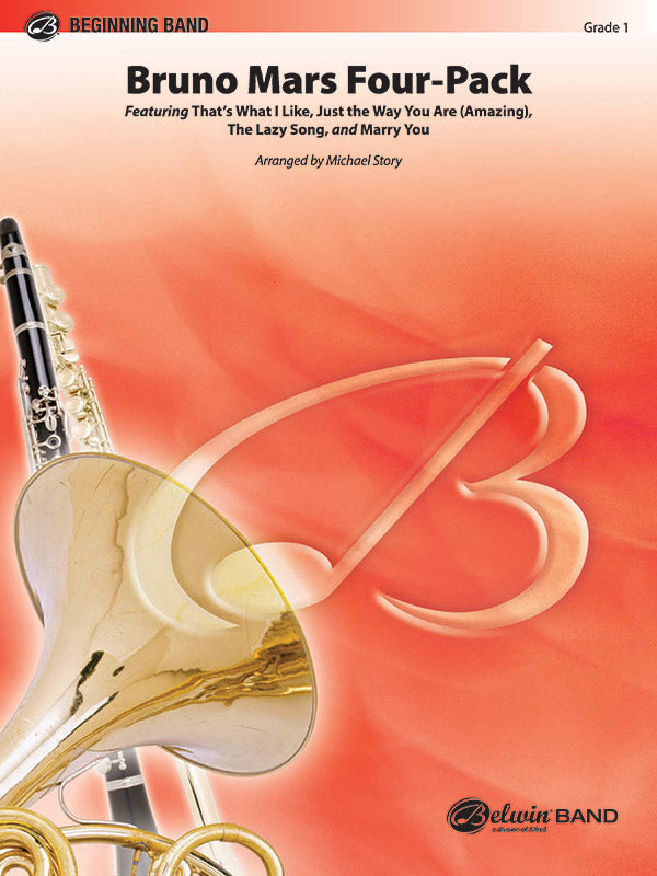 Bruno Mars Four-Pack Sheet Music Preview