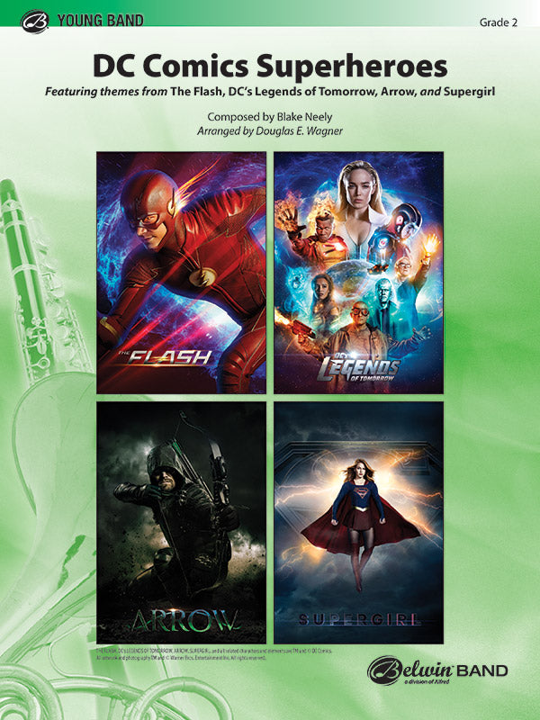 DC Comics Superheroes Sheet Music Preview