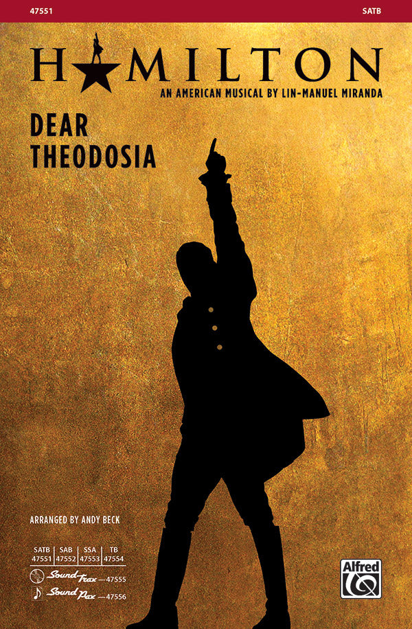 Dear Theodosia Sheet Music Preview