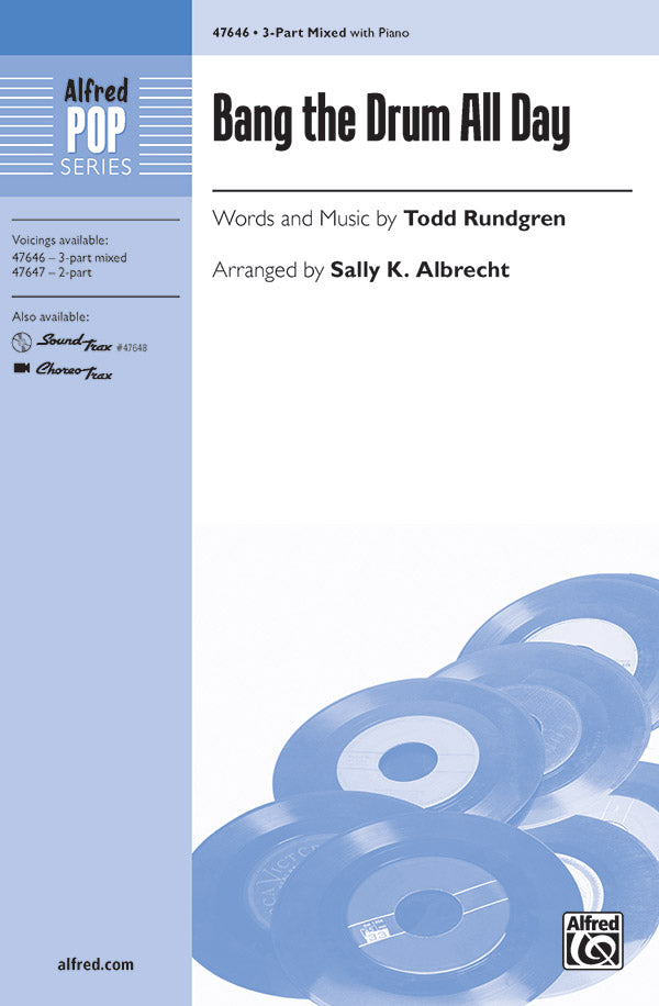 Bang the Drum All Day Sheet Music Preview