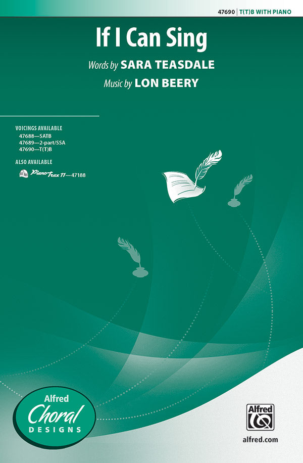 If I Can Sing Sheet Music Preview