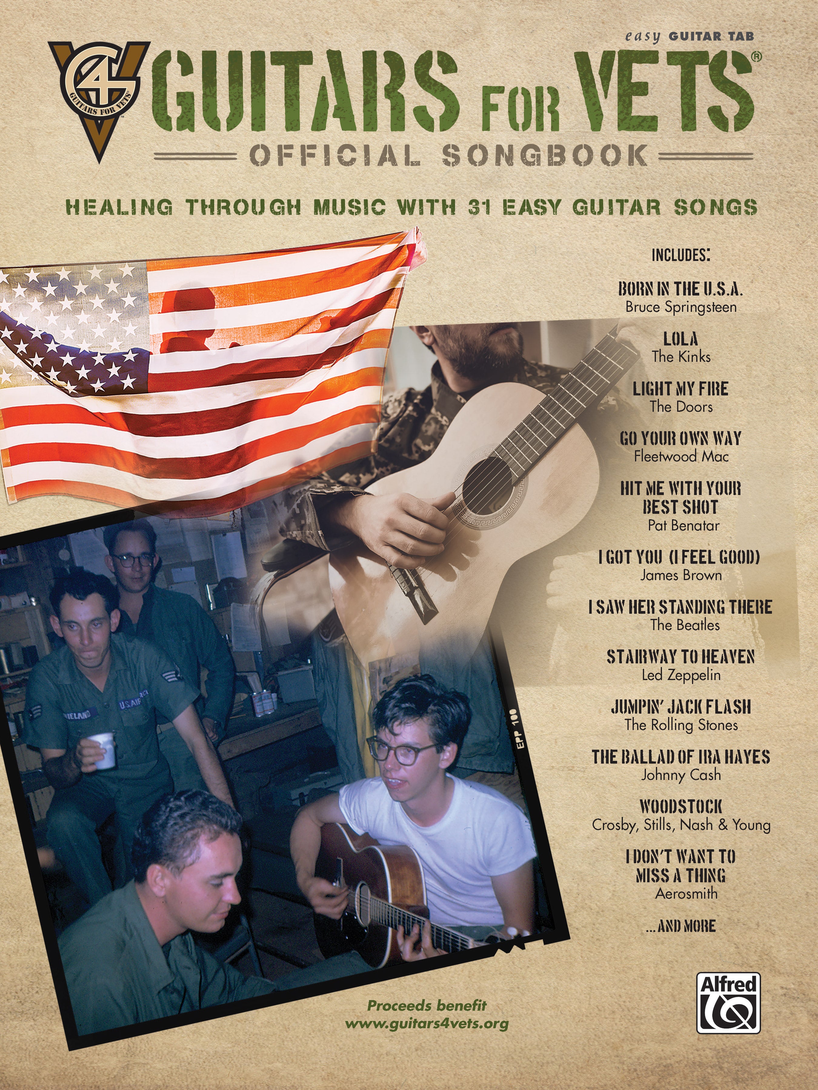 Guitars for Vets: Official Songbook Cover Image