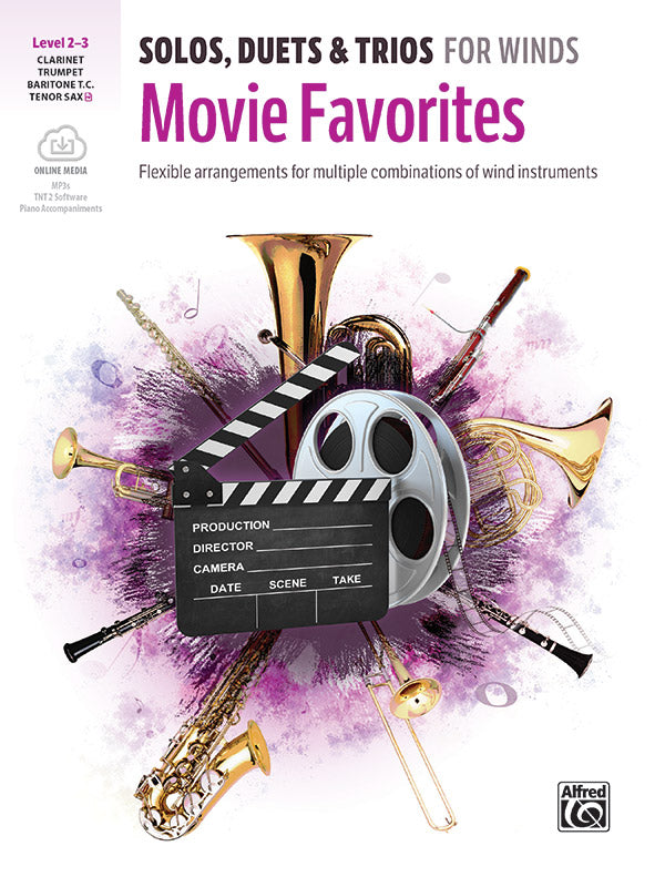 Solos, Duets & Trios for Winds: Movie Favorites Cover Image