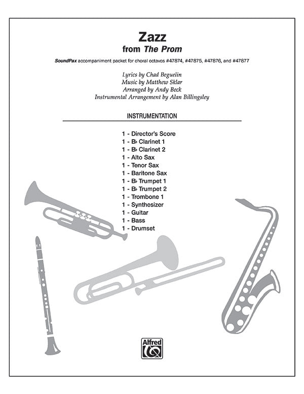 Zazz: 2nd B-flat Clarinet Sheet Music Preview