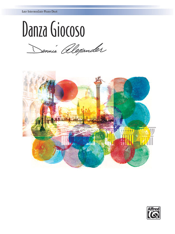 Danza Giocoso - Piano Duet (1 Piano, 4 Hands) Sheet Music Preview
