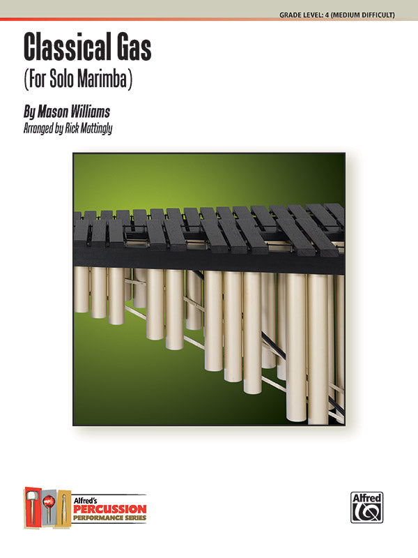 Classical Gas (For Solo Marimba) Sheet Music Preview