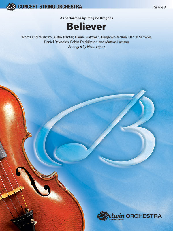 Believer: String Bass Sheet Music Preview