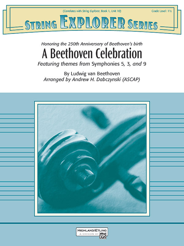 A Beethoven Celebration: 2nd Violin Sheet Music Preview