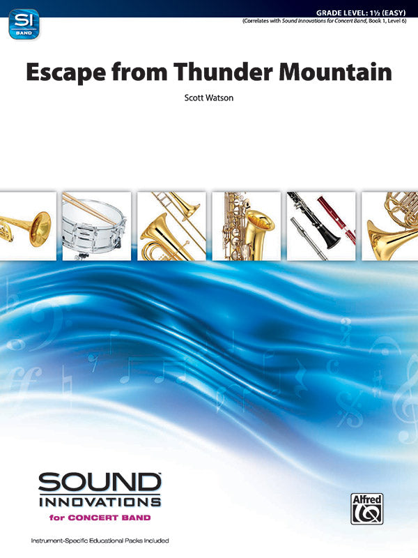 Escape from Thunder Mountain: Piano Accompaniment Sheet Music Preview