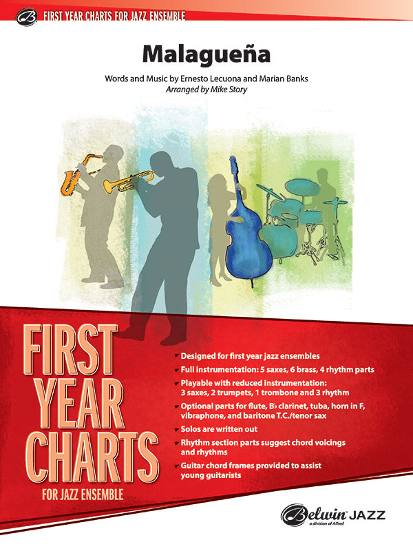 Malagueña: Guitar Chords Sheet Music Preview