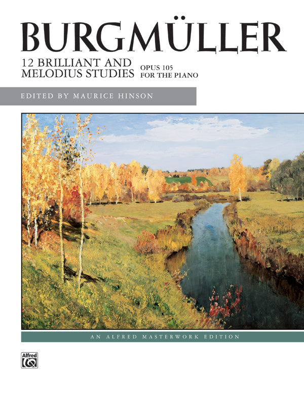 Burgmüller: 12 Brilliant Studies, Opus 105 Cover Image