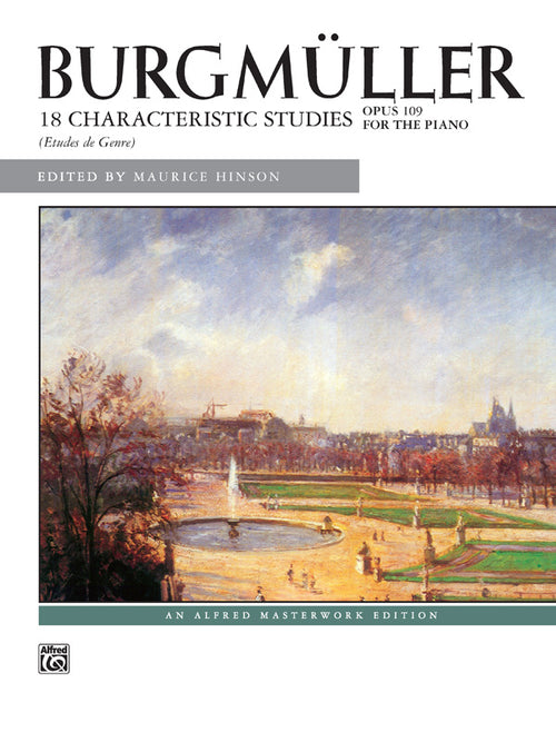 Burgmüller: 18 Characteristic Studies, Opus 109 Cover Image