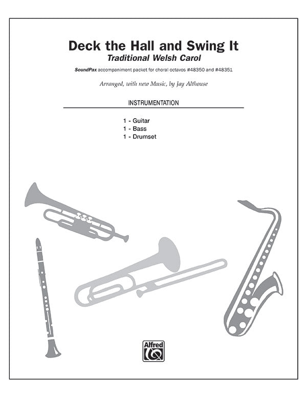 Deck the Hall and Swing It: Drums Sheet Music Preview