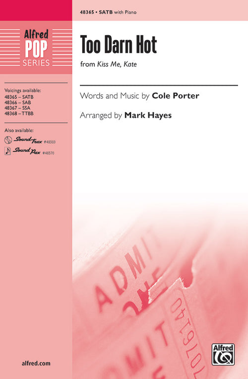 Too Darn Hot Sheet Music Preview