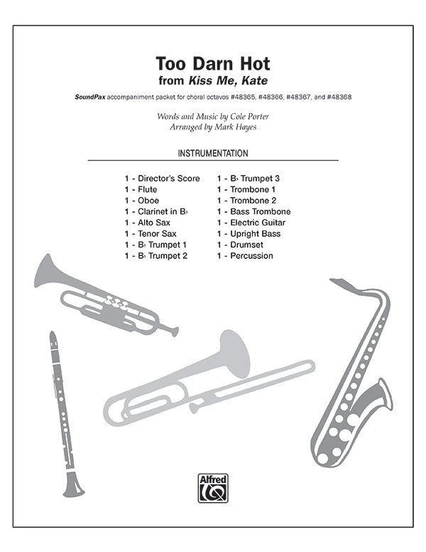 Too Darn Hot: Drums Sheet Music Preview