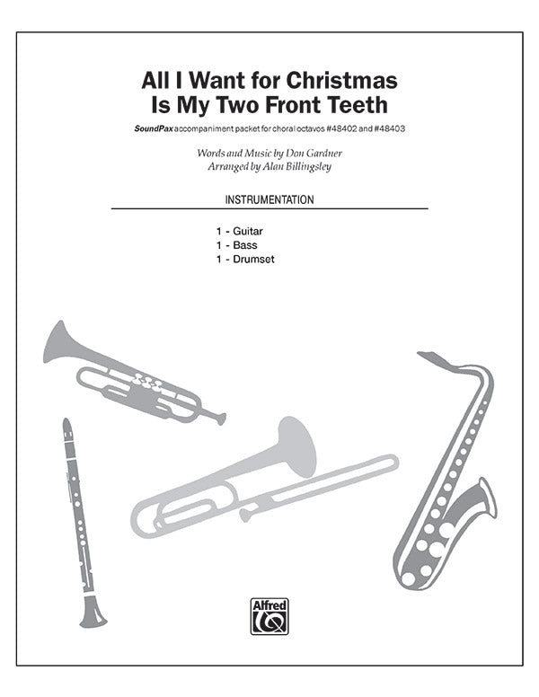 All I Want for Christmas Is My Two Front Teeth Sheet Music Preview