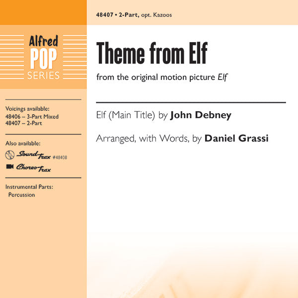 Theme from Elf Sheet Music Preview
