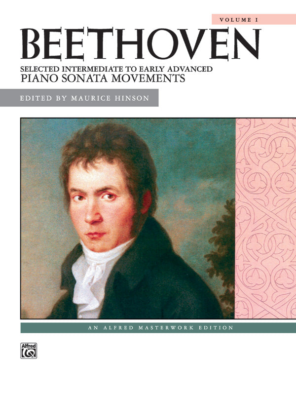 Beethoven: Selected Intermediate to Early Advanced Piano Sonata Movements, Volume 1 Cover Image