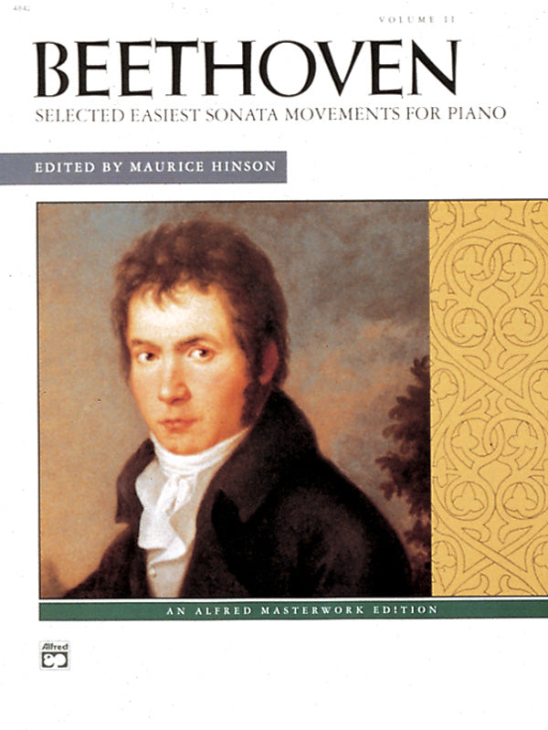 Beethoven: Selected Intermediate to Early Advanced Piano Sonata Movements, Volume 2 Cover Image