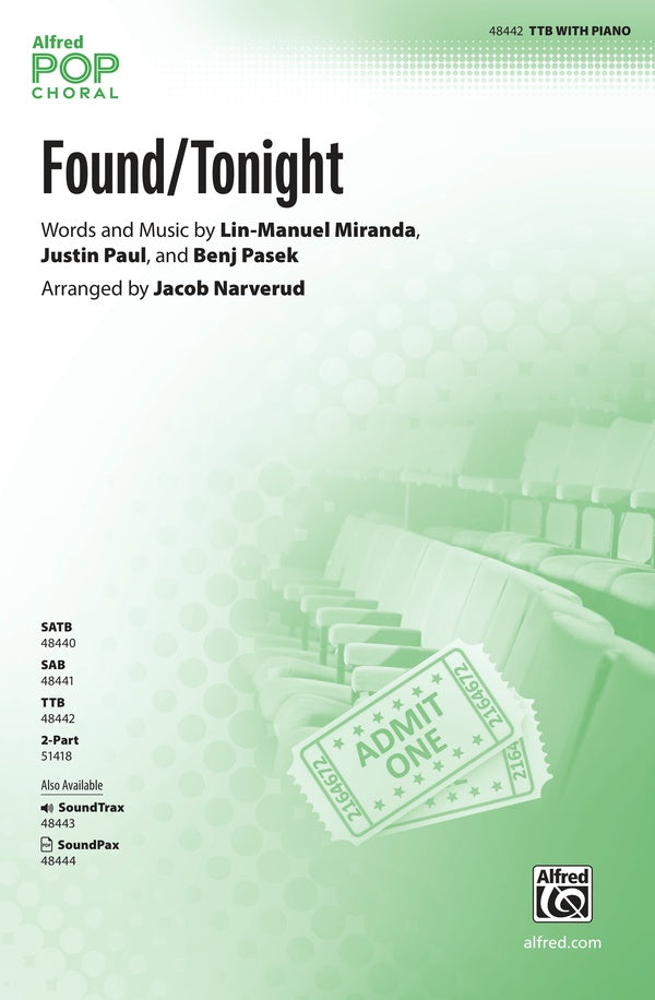 Found/Tonight Sheet Music Preview