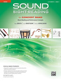 Sound Sight-Reading for Concert Band, Book 1 Cover Image