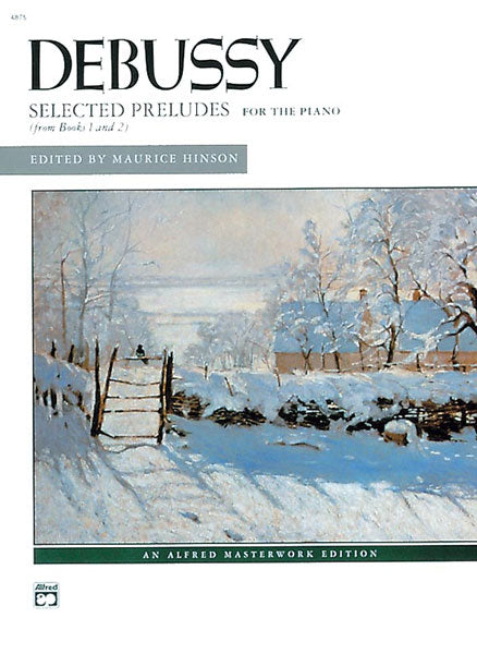 Debussy: Selected Preludes (from Books 1 and 2) Cover Image