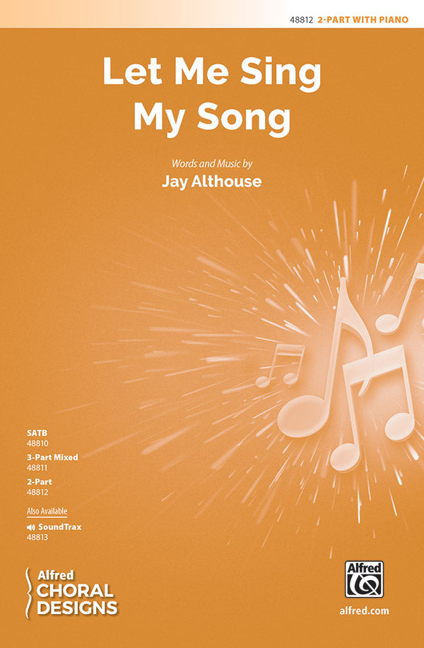 Let Me Sing My Song Sheet Music Preview