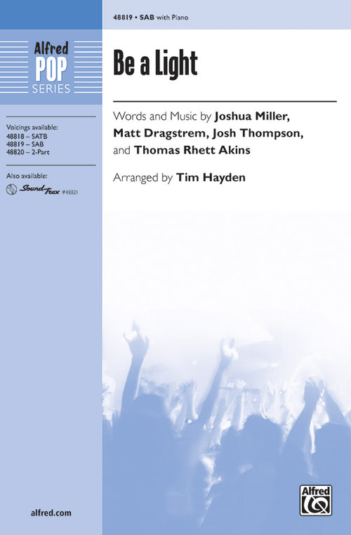 Be a Light Sheet Music Preview