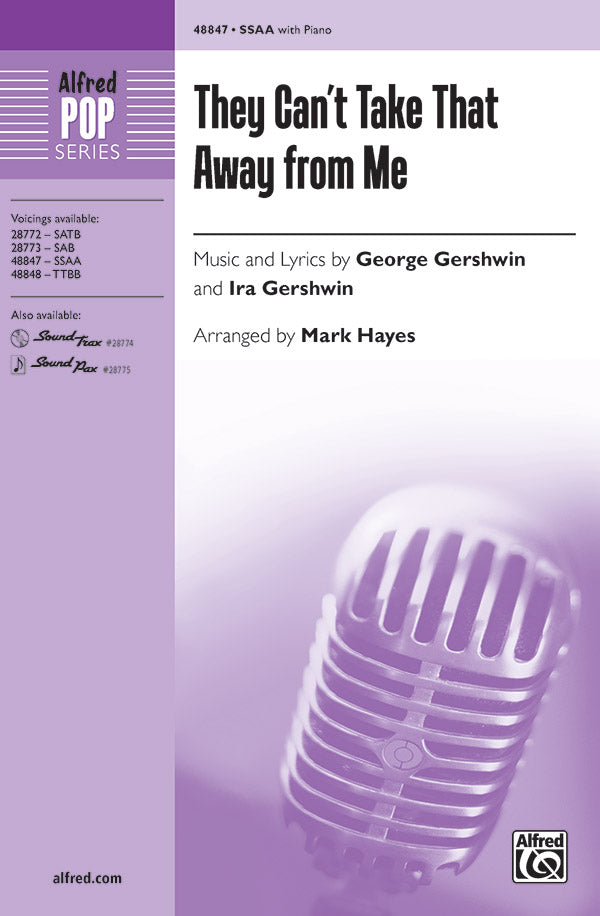 They Can't Take That Away from Me Sheet Music Preview