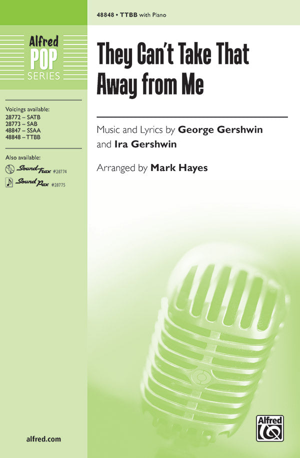 They Can't Take That Away from Me Sheet Music Preview