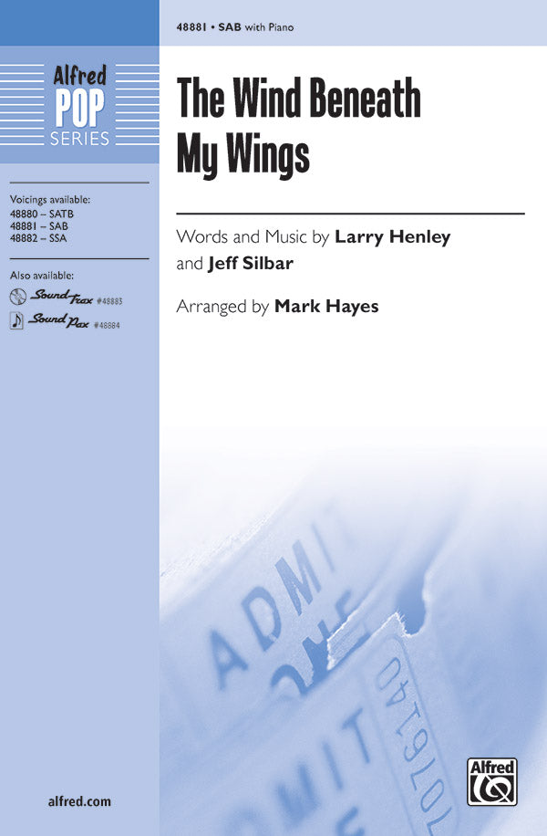 The Wind Beneath My Wings Sheet Music Preview