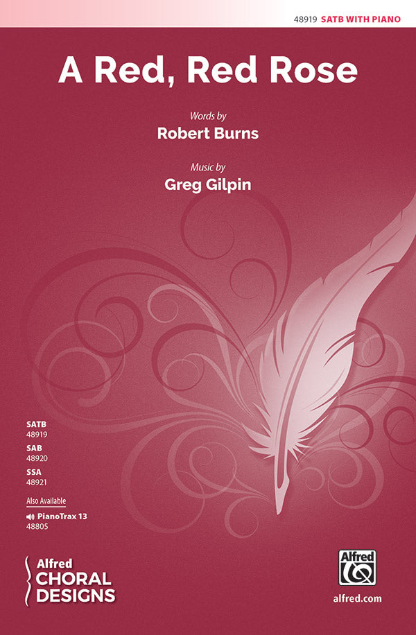 A Red, Red Rose Sheet Music Preview