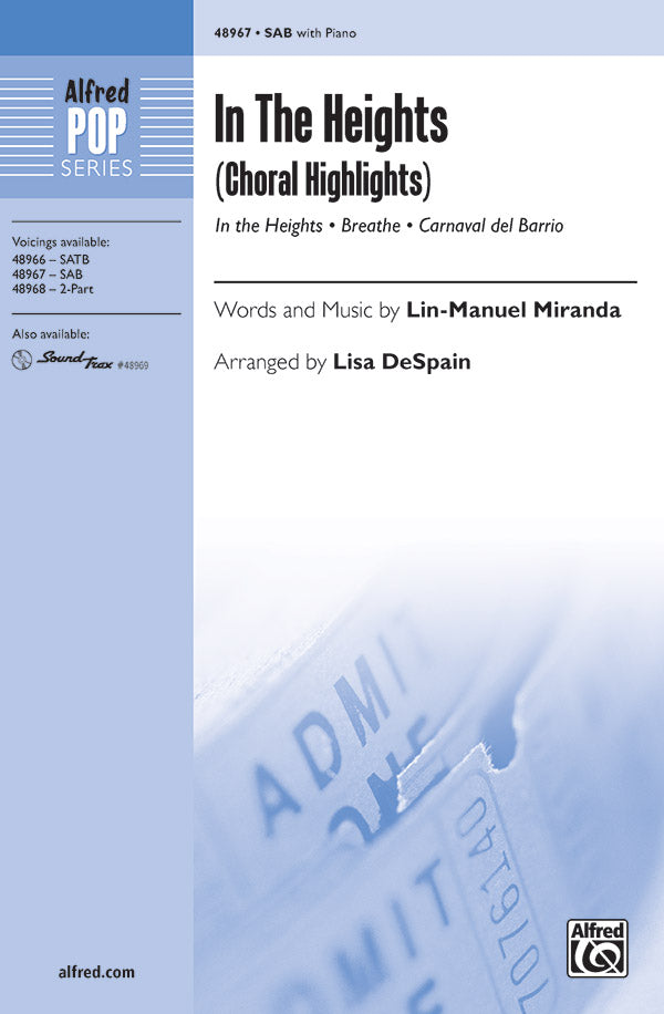 In the Heights (Choral Highlights) Sheet Music Preview