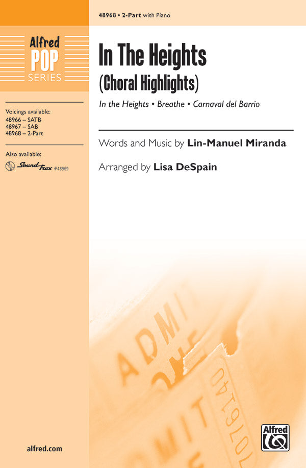 In the Heights (Choral Highlights) Cover Image